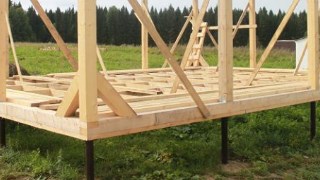 Сарай на винтовых сваях или хозблок на сваях Ивантеевка цена от 2585 руб. / шт.