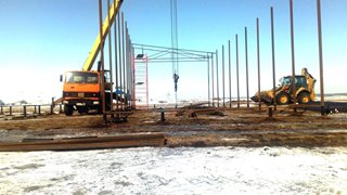 Аренда экскаватора погрузчика с ямобуром в Ивантеевка цена от 1583 руб