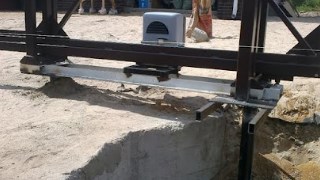 Купить сваи для ворот в Ивантеевка. Заказать ворота на сваях под ключ от 22151 руб
